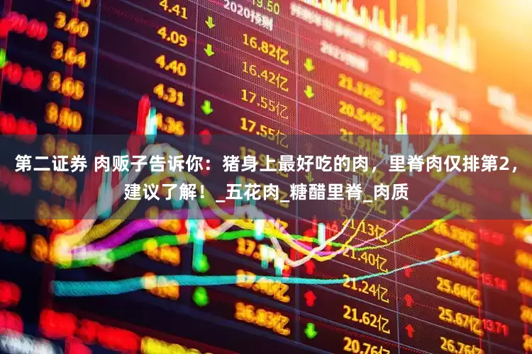 第二证券 肉贩子告诉你：猪身上最好吃的肉，里脊肉仅排第2，建议了解！_五花肉_糖醋里脊_肉质